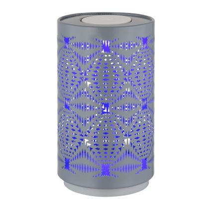 Globo - LED RGB dotykowa ładowalna lampa stołowa LED/1W/5V 500 mAh szara