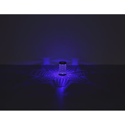 Globo - LED RGB dotykowa ładowalna lampa stołowa LED/1W/5V 500 mAh szara