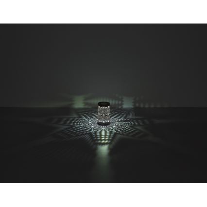 Globo - LED RGB dotykowa ładowalna lampa stołowa LED/1W/5V 500 mAh szara