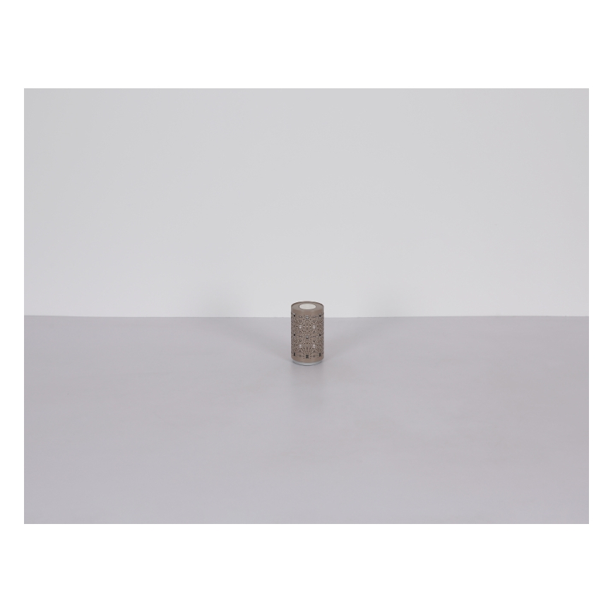 Globo - LED RGB dotykowa ładowalna lampa stołowa LED/1W/5V 500 mAh szara