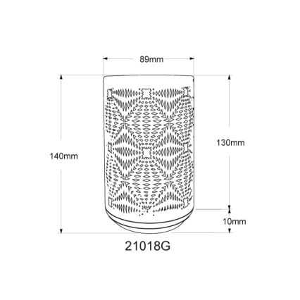 Globo - LED RGB dotykowa ładowalna lampa stołowa LED/1W/5V 500 mAh szara