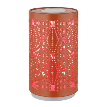Globo - LED RGB dotykowa lampka biurkowa z ładowaniem LED/1W/5V 500 mAh miedziana