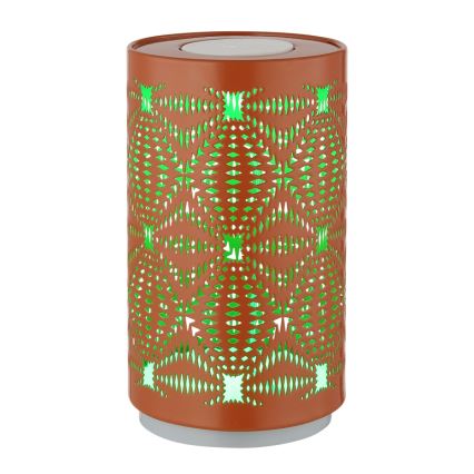 Globo - LED RGB dotykowa lampka biurkowa z ładowaniem LED/1W/5V 500 mAh miedziana