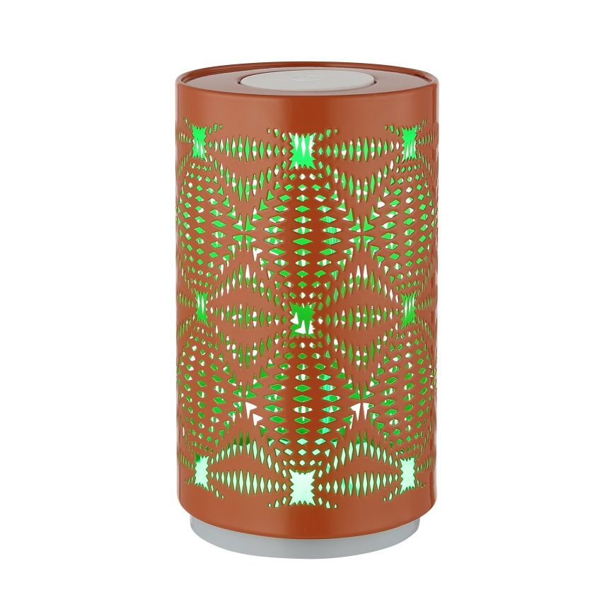 Globo - LED RGB dotykowa lampka biurkowa z ładowaniem LED/1W/5V 500 mAh miedziana