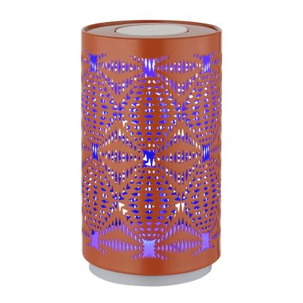 Globo - LED RGB dotykowa lampka biurkowa z ładowaniem LED/1W/5V 500 mAh miedziana