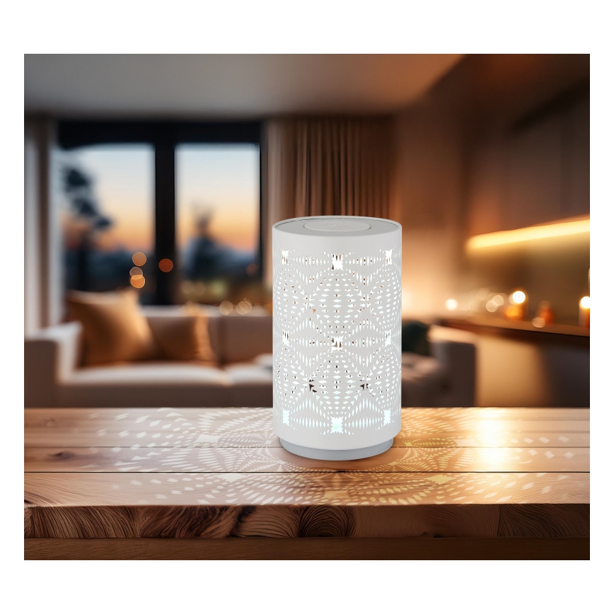 Globo - LED RGB dotykowa ładowalna lampa stołowa LED/1W/5V 500 mAh biała