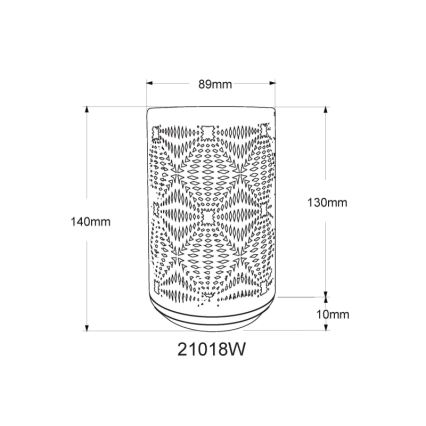 Globo - LED RGB dotykowa ładowalna lampa stołowa LED/1W/5V 500 mAh biała