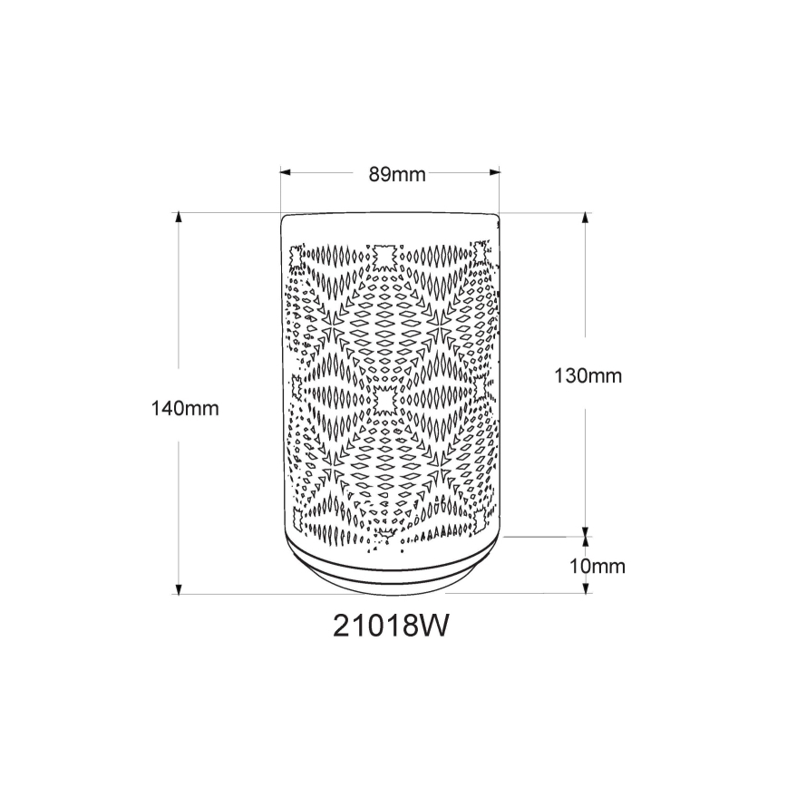 Globo - LED RGB dotykowa ładowalna lampa stołowa LED/1W/5V 500 mAh biała