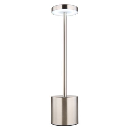 Globo - LED Ściemnialna dotykowa lampa stołowa LED/1,2W/3,7V 2000K/3500K/7000K 1200 mAh USB matowy chrom