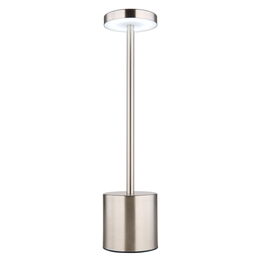 Globo - LED Ściemnialna dotykowa lampa stołowa LED/1,2W/3,7V 2000K/3500K/7000K 1200 mAh USB matowy chrom