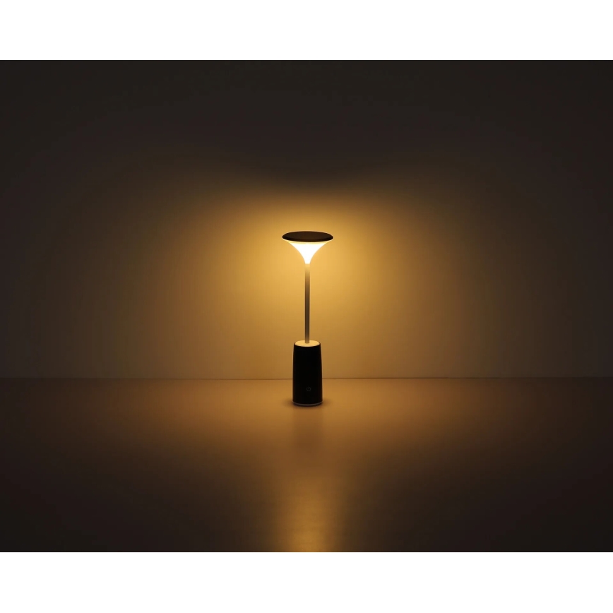 Globo - LED Ściemnialna akumulatorowa dotykowa lampka stołowa LED/1,2W/3,7V 3000K 1500mAh czarna