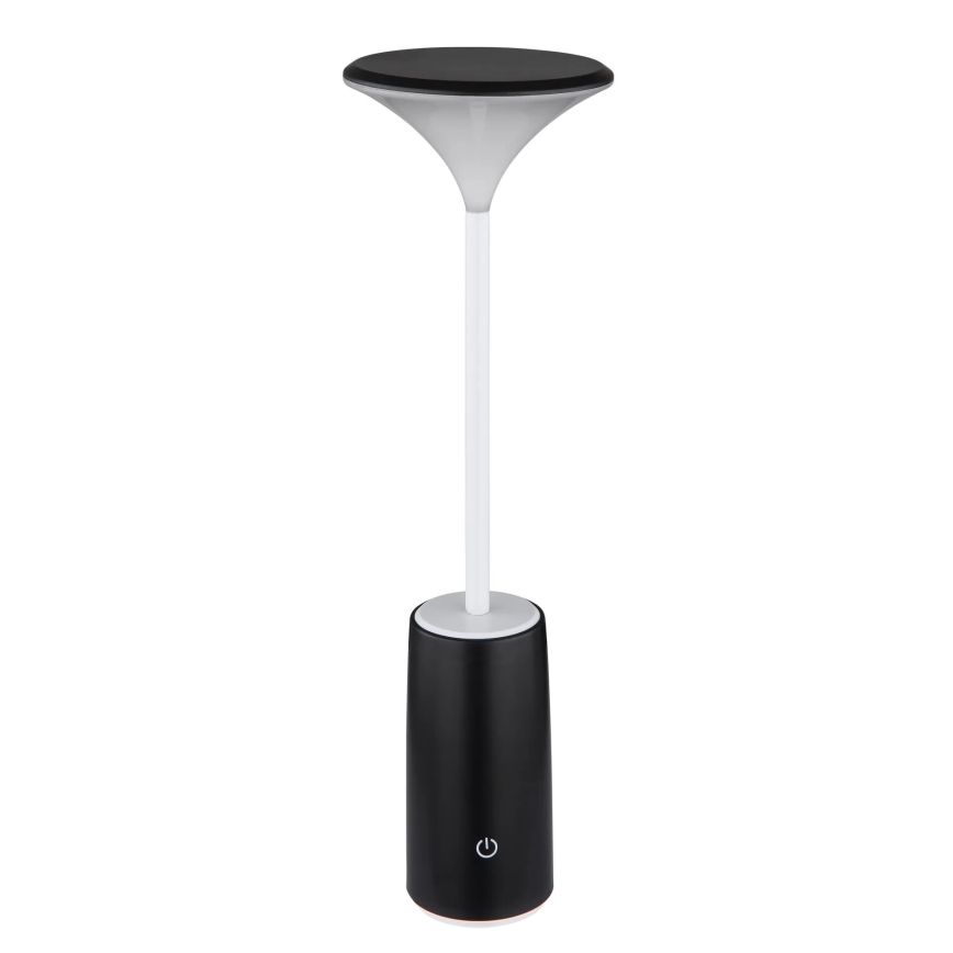Globo - LED Ściemnialna akumulatorowa dotykowa lampka stołowa LED/1,2W/3,7V 3000K 1500mAh czarna
