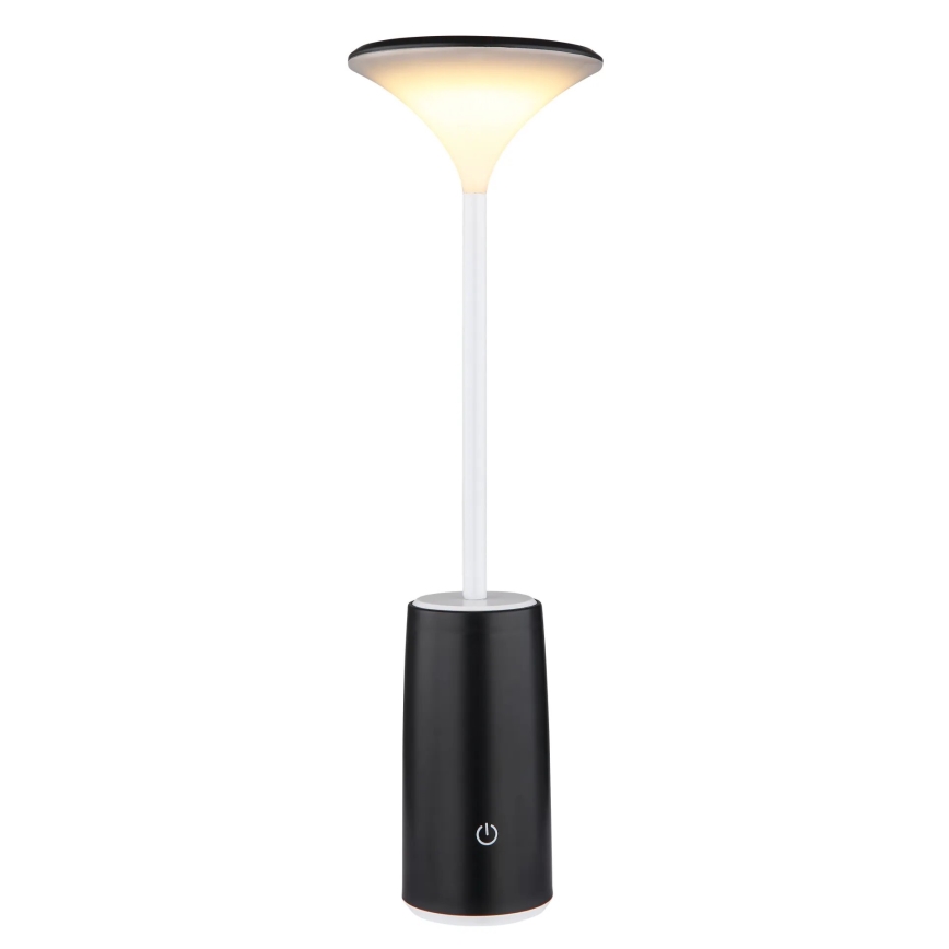Globo - LED Ściemnialna akumulatorowa dotykowa lampka stołowa LED/1,2W/3,7V 3000K 1500mAh czarna