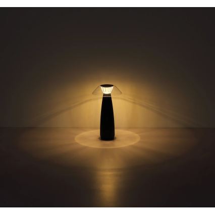 Globo - LED Ściemnialna akumulatorowa dotykowa lampa stołowa LED/1W/3,7V 3000K 1200mAh czarna