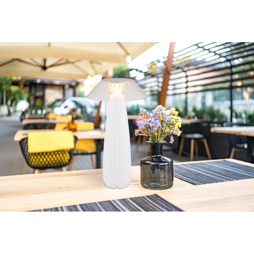 Globo - LED Ściemnialna akumulatorowa dotykowa lampa stołowa LED/1W/3,7V 3000K 1200mAh biała