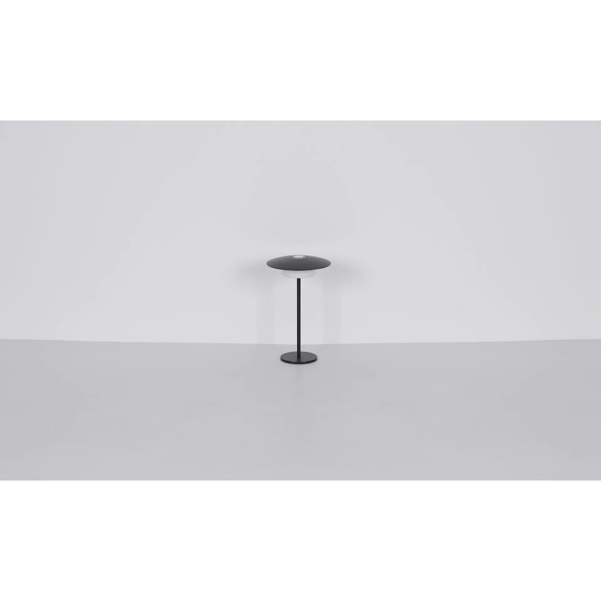 Globo - LED Zewnętrzna akumulatorowa dotykowa lampa stołowa LED/3W/3,7V 1800/2700/3000K IP44 1800 mAh szara