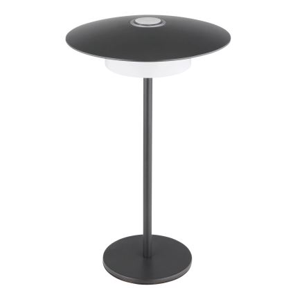 Globo - LED Zewnętrzna akumulatorowa dotykowa lampa stołowa LED/3W/3,7V 1800/2700/3000K IP44 1800 mAh szara
