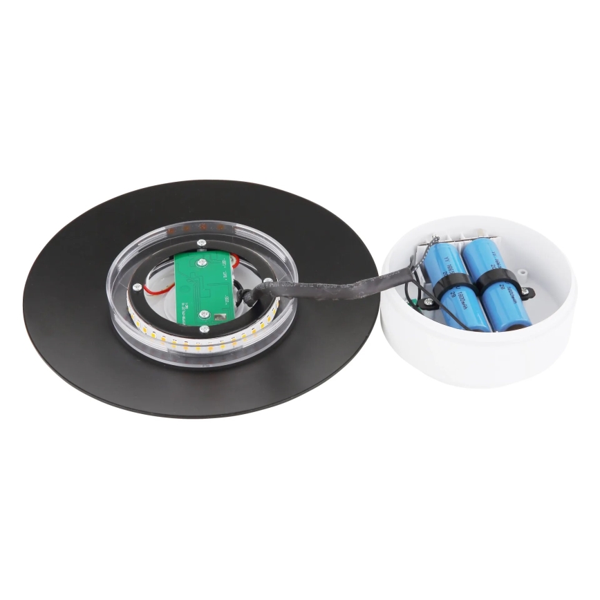 Globo - LED Zewnętrzna akumulatorowa dotykowa lampa stołowa LED/3W/3,7V 1800/2700/3000K IP44 1800 mAh szara
