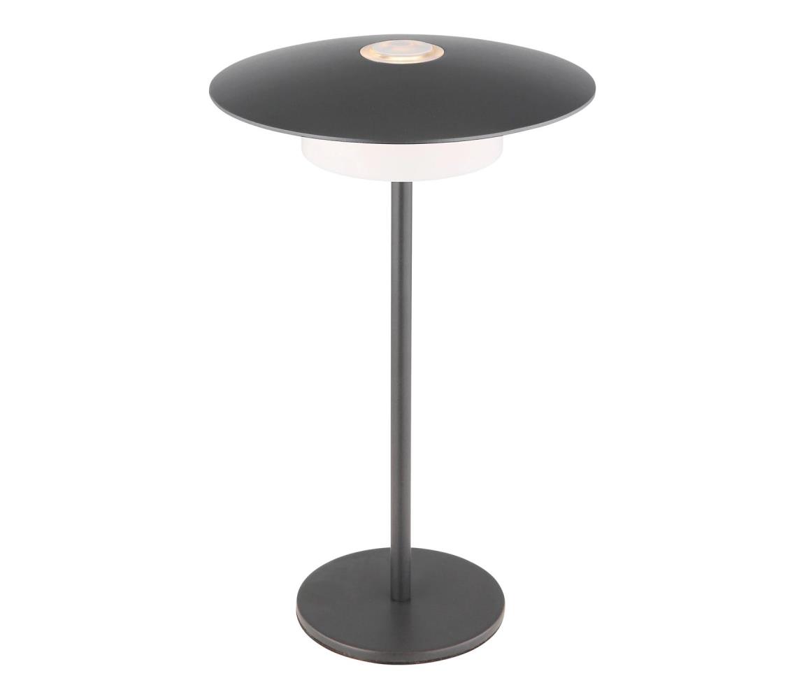 Globo 21024G-LED Akumulatorowa dotykowa lampa stołowa KYLER LED/3W/3,7V 1800/2700/3000K szara