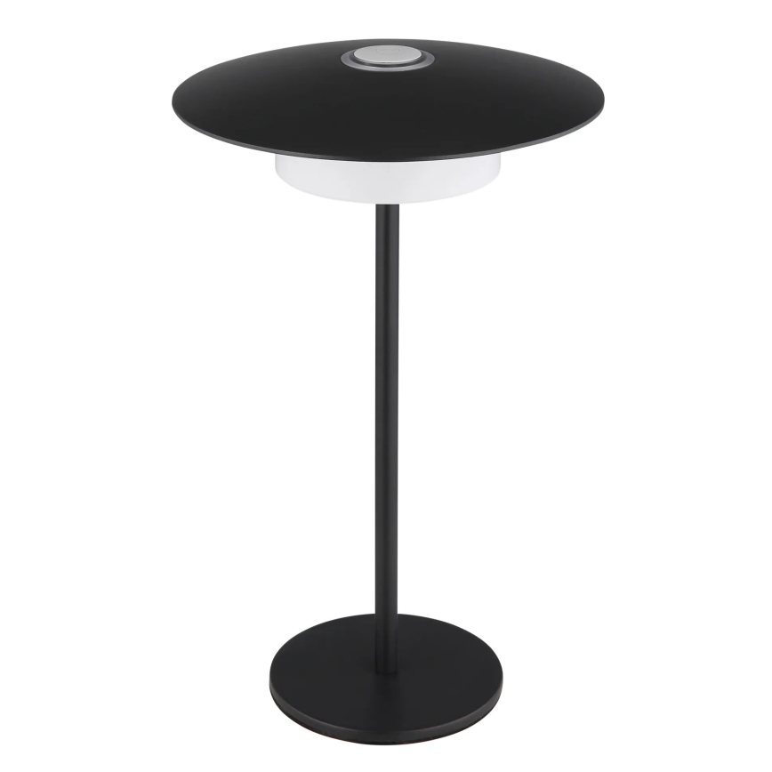 Globo - LED Zewnętrzna akumulatorowa dotykowa lampa stołowa LED/3W/3,7V 1800/2700/3000K IP44 1800 mAh czarna