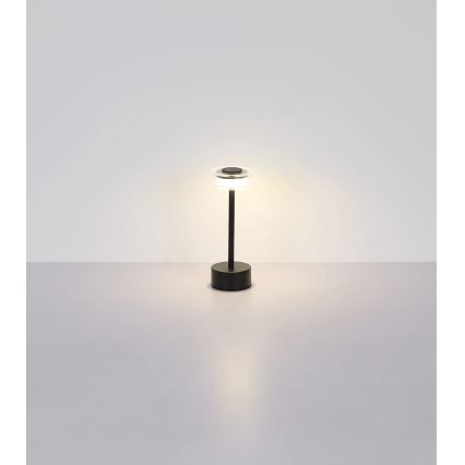 Globo - LED Ściemnialna akumulatorowa dotykowa lampa stołowa LED/2,5W/3,7V 2700/4000/6500K 1800mAh czarna