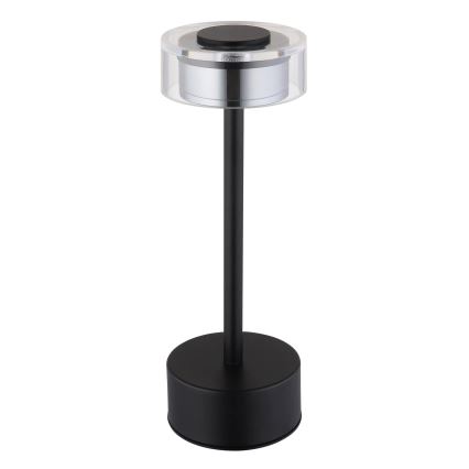 Globo - LED Ściemnialna akumulatorowa dotykowa lampa stołowa LED/2,5W/3,7V 2700/4000/6500K 1800mAh czarna