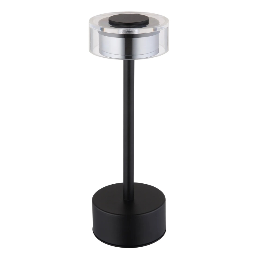 Globo - LED Ściemnialna akumulatorowa dotykowa lampa stołowa LED/2,5W/3,7V 2700/4000/6500K 1800mAh czarna