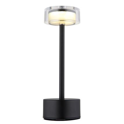 Globo - LED Ściemnialna akumulatorowa dotykowa lampa stołowa LED/2,5W/3,7V 2700/4000/6500K 1800mAh czarna