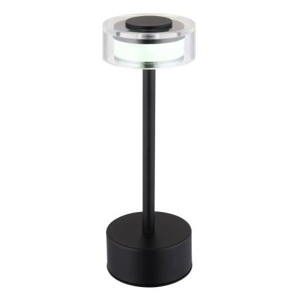 Globo - LED Ściemnialna akumulatorowa dotykowa lampa stołowa LED/2,5W/3,7V 2700/4000/6500K 1800mAh czarna