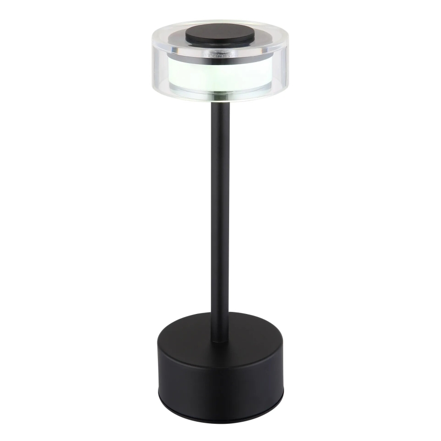 Globo - LED Ściemnialna akumulatorowa dotykowa lampa stołowa LED/2,5W/3,7V 2700/4000/6500K 1800mAh czarna