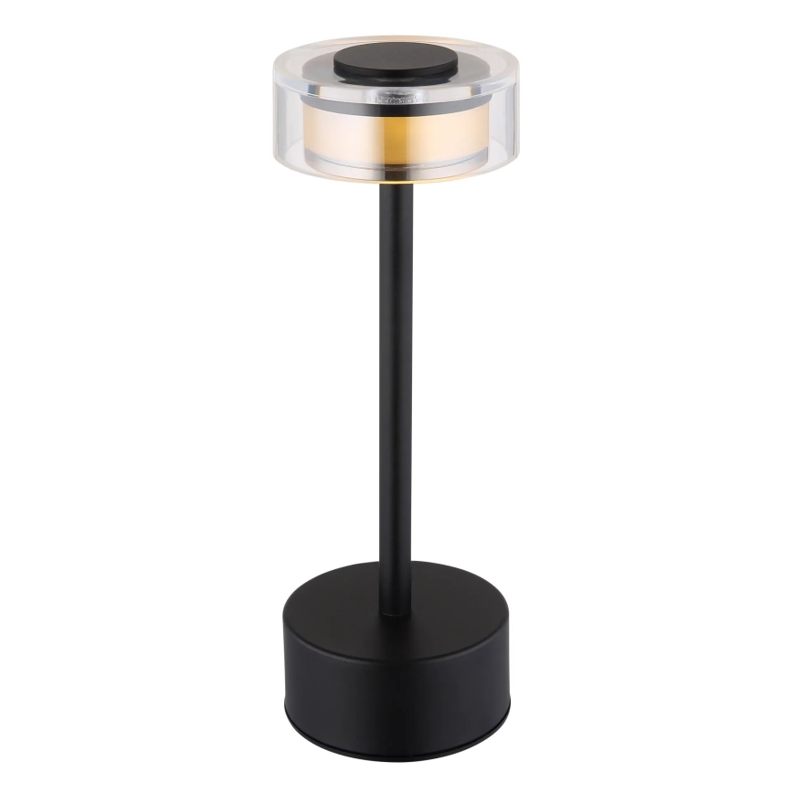 Globo - LED Ściemnialna akumulatorowa dotykowa lampa stołowa LED/2,5W/3,7V 2700/4000/6500K 1800mAh czarna