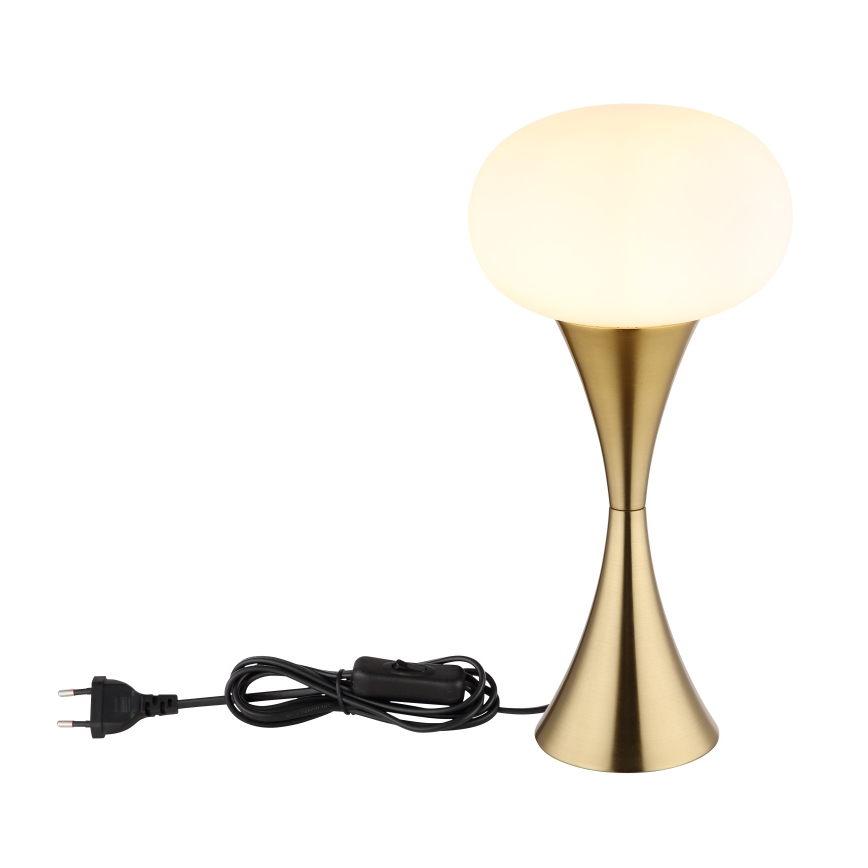 Globo - Złota lampa stołowa 1xE14/25W/230V