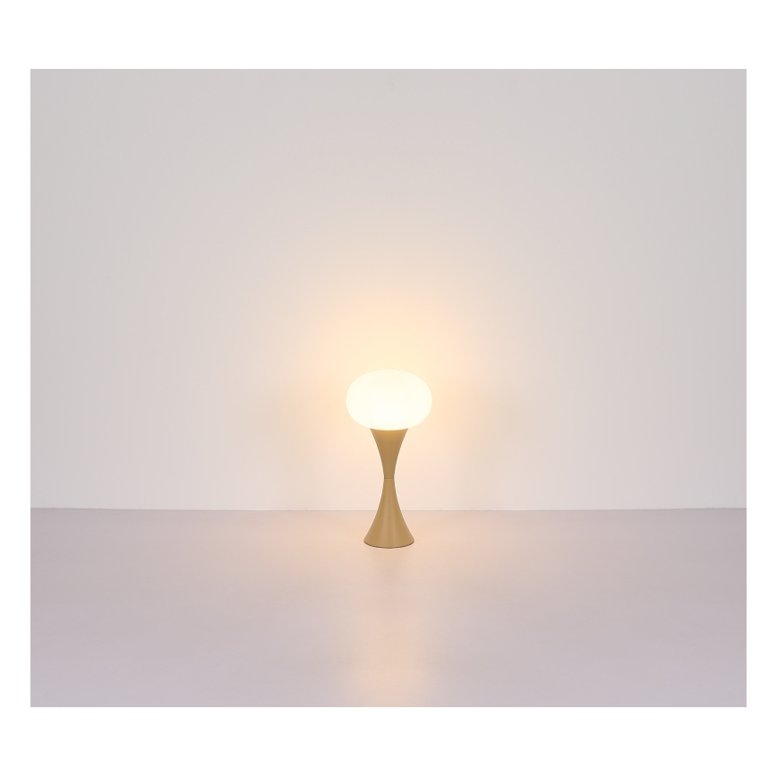 Globo - Złota lampa stołowa 1xE14/25W/230V