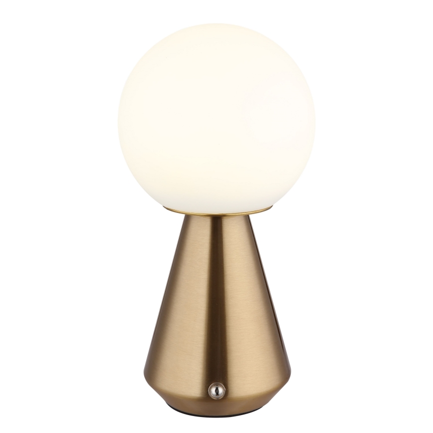 Globo - LED Ściemnialna dotykowa zewnętrzna lampa stołowa LED/1,5W/5V 3000/4500/6500K 1800 mAh IP41 miedź