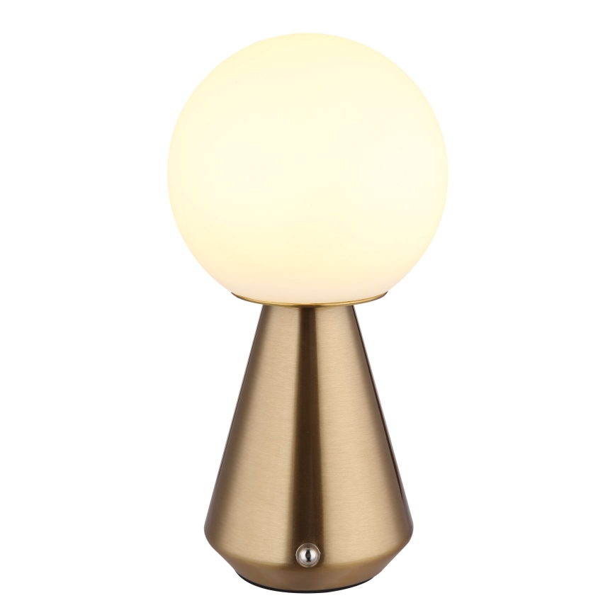 Globo - LED Ściemnialna dotykowa zewnętrzna lampa stołowa LED/1,5W/5V 3000/4500/6500K 1800 mAh IP41 miedź