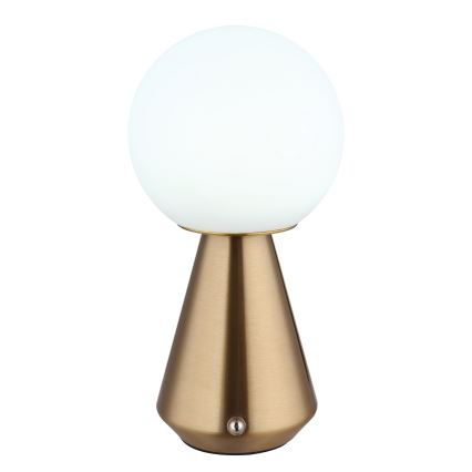 Globo - LED Ściemnialna dotykowa zewnętrzna lampa stołowa LED/1,5W/5V 3000/4500/6500K 1800 mAh IP41 miedź