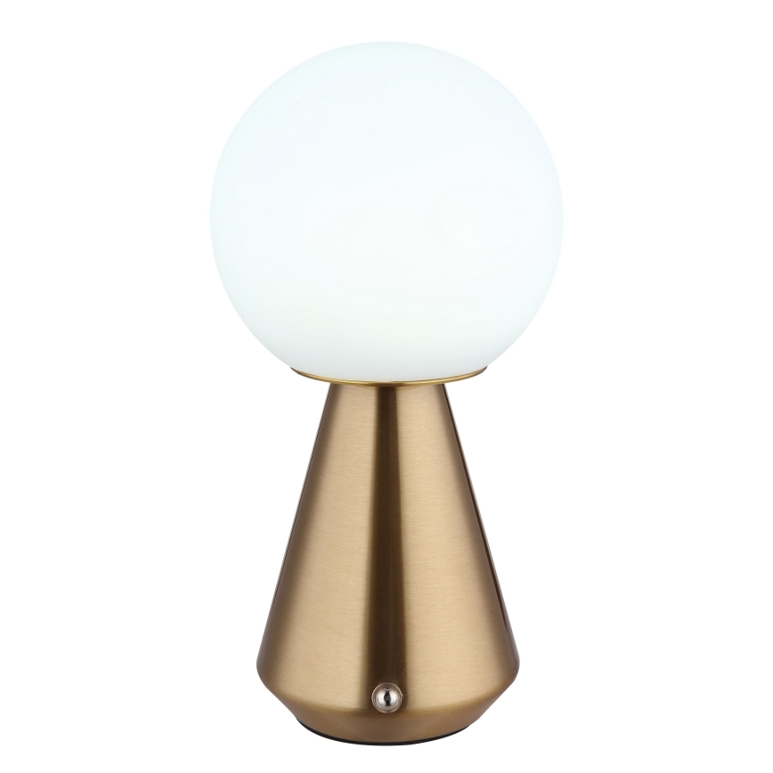 Globo - LED Ściemnialna dotykowa zewnętrzna lampa stołowa LED/1,5W/5V 3000/4500/6500K 1800 mAh IP41 miedź