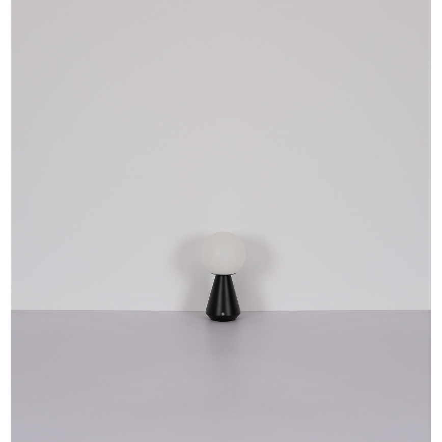 Globo - LED Ściemnialna dotykowa zewnętrzna lampa stołowa LED/1,5W/5V 3000/4500/6500K 1800 mAh IP41 czarny