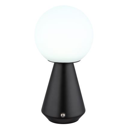 Globo - LED Ściemnialna dotykowa zewnętrzna lampa stołowa LED/1,5W/5V 3000/4500/6500K 1800 mAh IP41 czarny