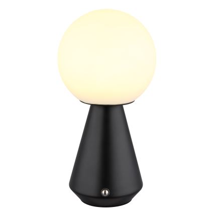 Globo - LED Ściemnialna dotykowa zewnętrzna lampa stołowa LED/1,5W/5V 3000/4500/6500K 1800 mAh IP41 czarny