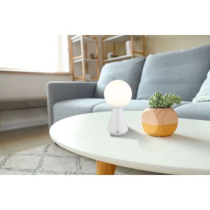 Globo - LED regulowana dotykowa lampa stołowa zewnętrzna LED/1,5W/5V 3000/4500/6500K 1800 mAh IP41 biała