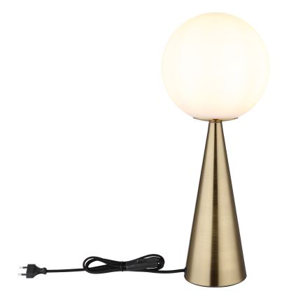 Globo - Lampa stołowa 1xE27/40W/230V mosiądz