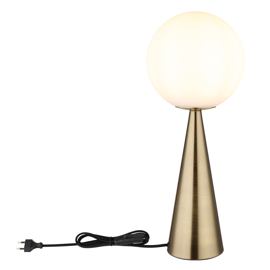 Globo - Lampa stołowa 1xE27/40W/230V mosiądz