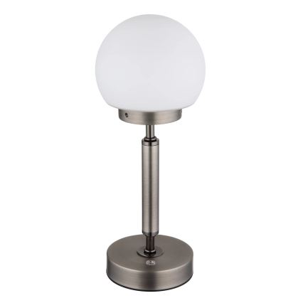 Globo - LED Ściemnialna ładowalny dotykowa Lampa stołowa LED/2,5W/5V 1800mAh 2700/4000/6500K antracyt