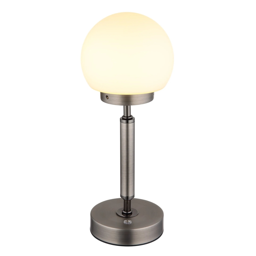 Globo - LED Ściemnialna ładowalny dotykowa Lampa stołowa LED/2,5W/5V 1800mAh 2700/4000/6500K antracyt