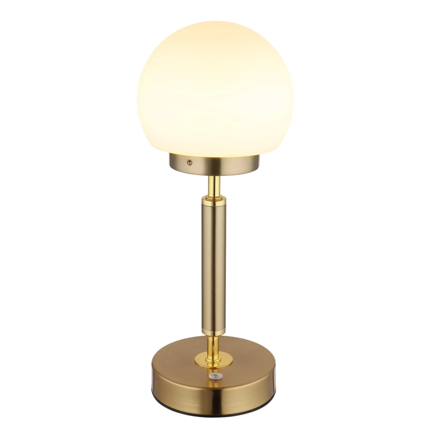 Globo - LED Ściemnialna ładowalny dotykowa Lampa stołowa LED/2,5W/5V 1800mAh 2700/4000/6500K mosiądz