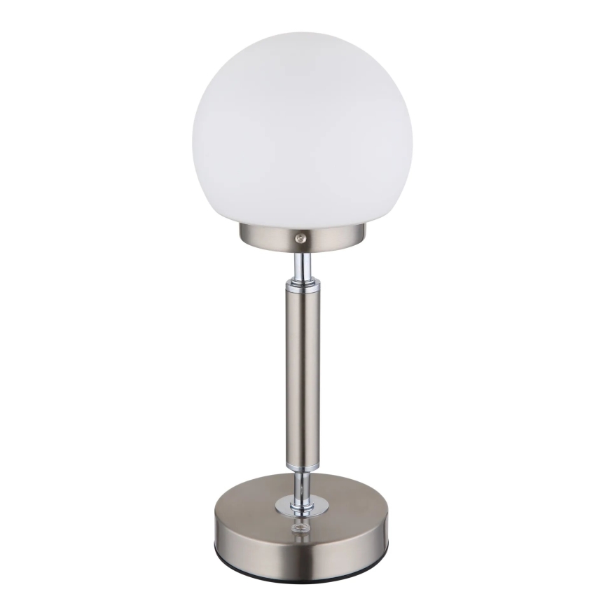 Globo - LED Ściemnialna ładowalny dotykowa Lampa stołowa LED/2,5W/5V 1800mAh 2700/4000/6500K matowy chrom