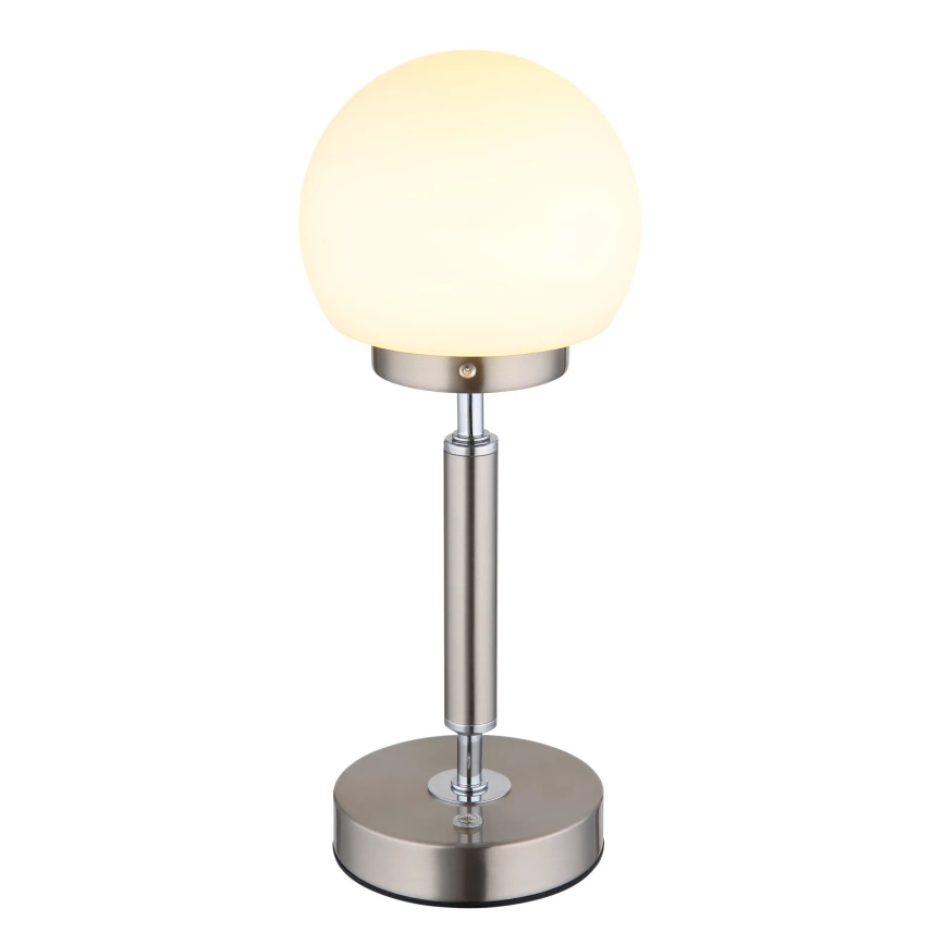 Globo - LED Ściemnialna ładowalny dotykowa Lampa stołowa LED/2,5W/5V 1800mAh 2700/4000/6500K matowy chrom