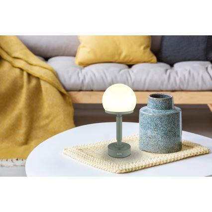 Globo - LED Ściemnialna ładowalny dotykowa Lampa stołowa LED/2,5W/5V 1800mAh 2800K zielony