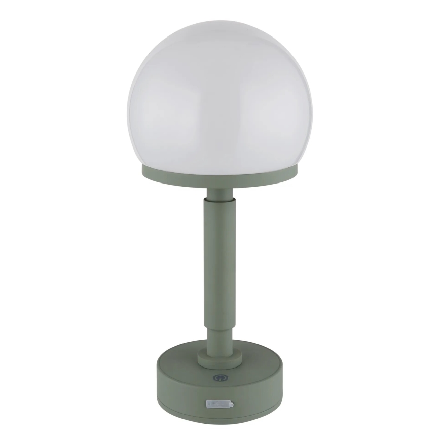 Globo - LED Ściemnialna ładowalny dotykowa Lampa stołowa LED/2,5W/5V 1800mAh 2800K zielony